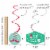 Big Dot of Happiness Elf Squad - Kids Elf Christmas Hanging Decor - Party Decor Swirls 40 Ct Perspective: right