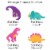 Big Dot of Happiness Roar Dinosaur Girl - Party DIY Decor Clothespin Garland Banner - 44 Pc Perspective: right