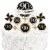 Big Dot of Happiness Adult 90th Birthday Gold - Party Cake Decor Kit - Cake Topper Set 11 Pc Perspective: right