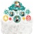 Big Dot of Happiness Calling All Toucans - Birthday Party Decor Kit - Cake Topper Set 11 Pc Perspective: right