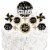 Big Dot of Happiness Adult Happy Birthday Gold - Party Cake Decor Kit - Cake Topper Set 11 Pc Perspective: right