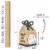 Big Dot of Happiness Bump, Set, Spike Volleyball Square Favor Gift Box Party Bow Boxes 12 Ct Perspective: right