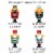 Big Dot of Happiness Christmas Nutcracker Holiday Party Decor Clothespin Garland Banner 44 Pc Perspective: right