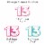 Big Dot of Happiness Girl 13th Birthday Teenager Birthday Clothespin Garland Banner 44 Pc Perspective: right