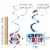 Big Dot of Happiness Ahoy It's a Boy - Nautical Baby Shower Hanging Party Decor Swirls 40 Ct Perspective: right