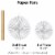 Big Dot of Happiness Chinese New Year - Hanging Decor Paper Fans 9 Ct Perspective: right