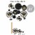 Big Dot of Happiness Goodbye High School, Hello College Grad Party Supplies Kit Fundle Bundle Perspective: right