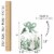 Big Dot of Happiness Boho Botanical - Square Favor Gift Boxes Greenery Party Bow Boxes 12 Ct Perspective: right