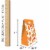 Big Dot of Happiness Fall Pumpkin Halloween or Thanksgiving Favor Box Party Goodie Bags 12 Ct Perspective: right