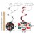 Big Dot of Happiness Christmas Pajamas Holiday Party Decor Party Decoration Swirls 40 Ct Perspective: right