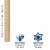 Big Dot of Happiness Hanukkah Menorah Holiday Party Cupcake Wrappers & Treat Picks Kit 24 Ct Perspective: right