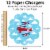 Big Dot of Happiness Taking Flight Airplane Baby Shower & Birthday Party Decor Chargers 12 Ct Perspective: right