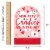 Big Dot of Happiness Happy Valentine’s Day How Many Hearts Party Game Candy Guessing Game Perspective: right