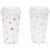 Insulated Paper Coffee Cups with Lids and Foil Stars (16-oz, 48-Pack) Perspective: right
