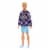 Barbie Ken Fashionistas Doll #191 Blonde Cropped Hair Checkered Sweater & Denim Shorts Perspective: right