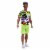 Barbie Ken Fashionistas Doll, Broad, Black Curly Hair, Multi-Colored Camo Print Shirt Perspective: right