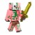 Minecraft Craft-A-Block Zombie Figure Authentic Pixelated Video-Game Character Perspective: right