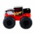 Mattel Hot Wheels® Monster Trucks Roarin Wreckers Bone Shaker Vehicle Perspective: right