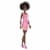 Mattel Barbie® Dolls Wearing Barbie® Logo Print Dress Doll Perspective: right