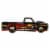Mattel HLK02 Hot Wheels 55th Anniversary Pearl & Chrome 2023 67 Chevy C10 Diecast Car Perspective: right