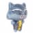 Mattel® Marvel Moodiverse™ Rocket Plush Perspective: right