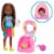 Mattel​Barbie® Family & Friends™ Playtime Kitty Backpack Brunette Chelsea Doll Perspective: right