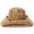 Collection 18 Open Weave Cowgirl Hat - Tan Perspective: right