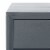 SAFAVIEH Hawthorn 3-Drawer Desk Distressed Grey Perspective: right
