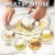 Zulay Kitchen Dough Blender and Pastry Cutter - Yellow Perspective: right