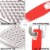 Zulay Kitchen Professional Stainless Steel Flat Handheld Cheese Grater - Red Perspective: right