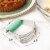 Zulay Kitchen Dough Blender and Pastry Cutter - Mint Perspective: right
