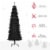 Artificial Christmas Tree 7' Indoor Realistic Holiday Decoration, 818 Tips Perspective: right