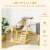 25.5  Cat Tree Tower, Pinewood Climbing Kitty Activity Set, Jute Scratching Post Perspective: right