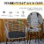 3-Piece Rattan Bistro Outdoor Table & Chairs Furniture Patio Set, Garden, Grey Perspective: right