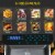 12 QT Countertop Oven Air Fryer Toaster Roast Broil Bake Dehydrate, 1700 W Black Perspective: right