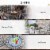 30  Wood Burning Fire Pit & Outdoor Ice Bucket Side Table, Steel, Lid, Mosaic Perspective: right