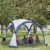Large Screen Tent or Camping Canopy, Breathable Tent, 6-8 Person White Perspective: right