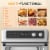 21 QT Air Fryer Toaster Convection Oven w/ Broil, Toast, Thaw & Dehydrator Perspective: right