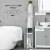 Bathroom Storage Cabinet Slim Freestanding Linen Tower Cabinet w/ Shelf Grey Perspective: right