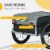 Bike Cargo Trailer, Foldable Bicycle Trailer, Luggage Wagon w/ Removable Cover Perspective: right