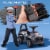 Police Car Toy with Megaphone, Ride On Sliding Car W/ Anti Fall Device Black Perspective: right