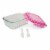 Manna™ Glass Bento Box - Pink Perspective: right