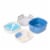 Manna™ Salad Bento Box with Spork and Ice Pack - Blue Perspective: right
