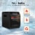Costway Portable Electric Space Heater 1500W 12H Timer LED Remote Control Room Office Perspective: right