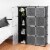 Costway DIY 12 Cube Portable Closet Storage Organizer Clothes Wardrobe Cabinet W/Doors Perspective: right