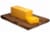 Kroger® Grab & Go Yellow American Cheese Fresh Sliced Deli Cheese Perspective: right