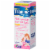 Triaminic Children's Grape Flavored Multi-Symptom Fever & Cold Liquid Medicine Perspective: right