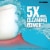 Listerine Zero Alcohol Cool Mint Mouthwash Perspective: right