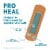 Band-Aid Hydrocolloid Pad All One Size Pro Heal Bandages Perspective: right