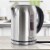 MegaChef 1.7Lt. Stainless Steel Electric Tea Kettle With 5 Preset Temps Perspective: right